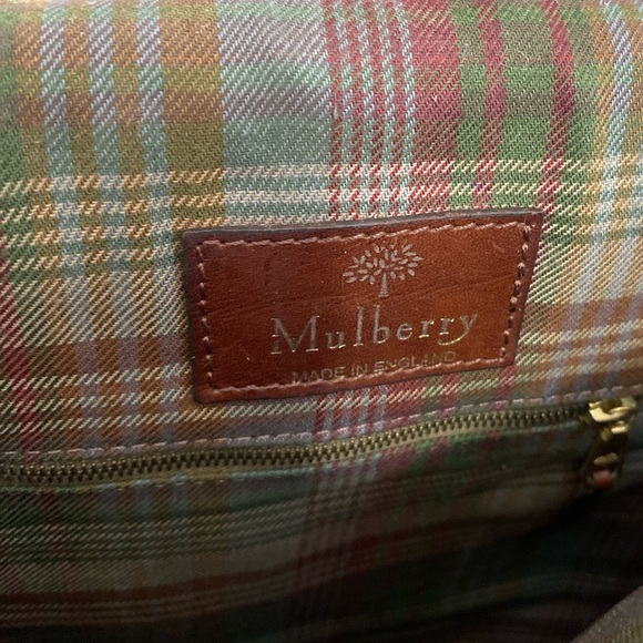 Mulberry Scotchgrain Made England 578416 Crossbody H10’X W9’XD 2’ - Picture 7 of 16